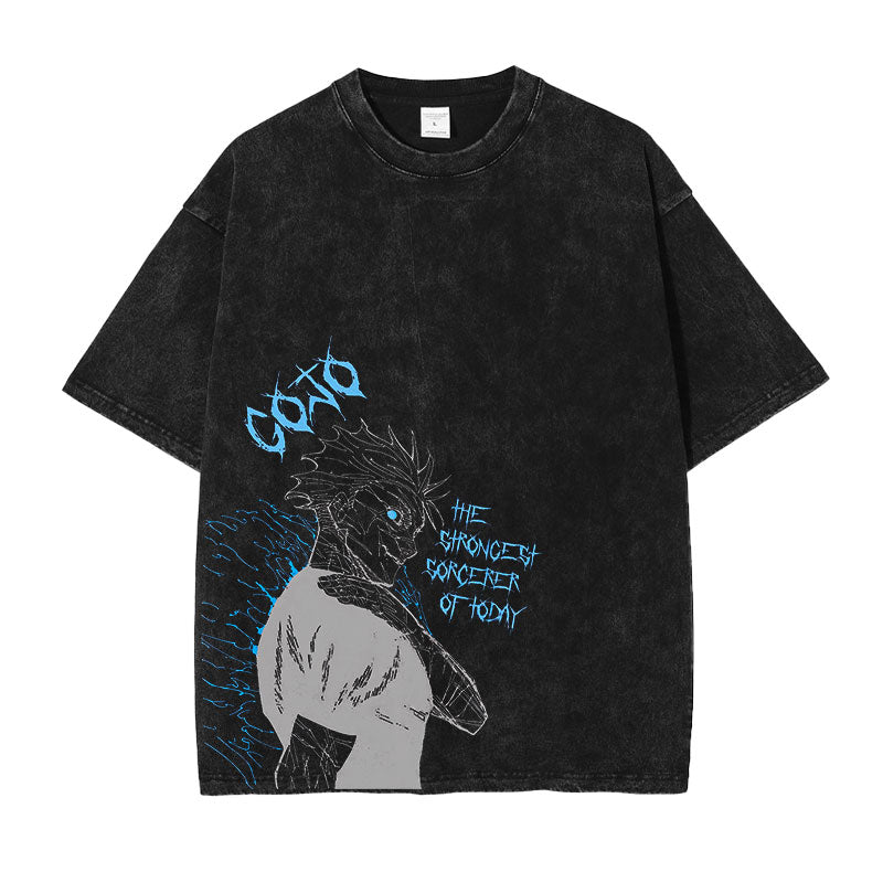 Strongest Sorcerer Anime Graphic T-Shirt – Cotton Oversized Tee