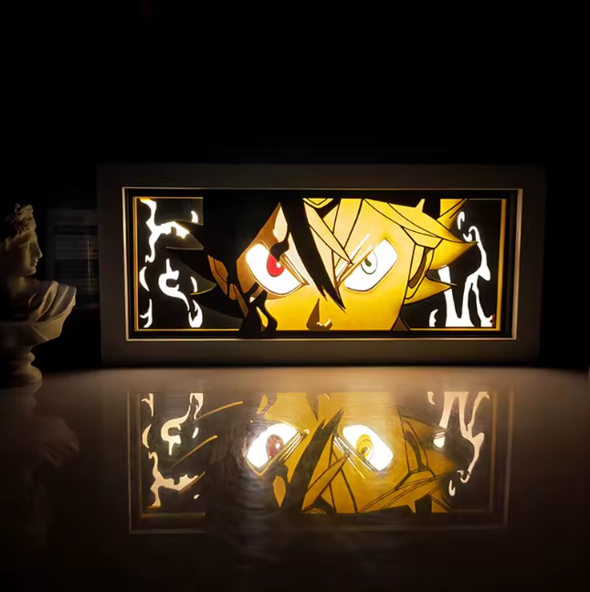 Shadow Anime LED Lightbox – Premium Ambient Room Decor