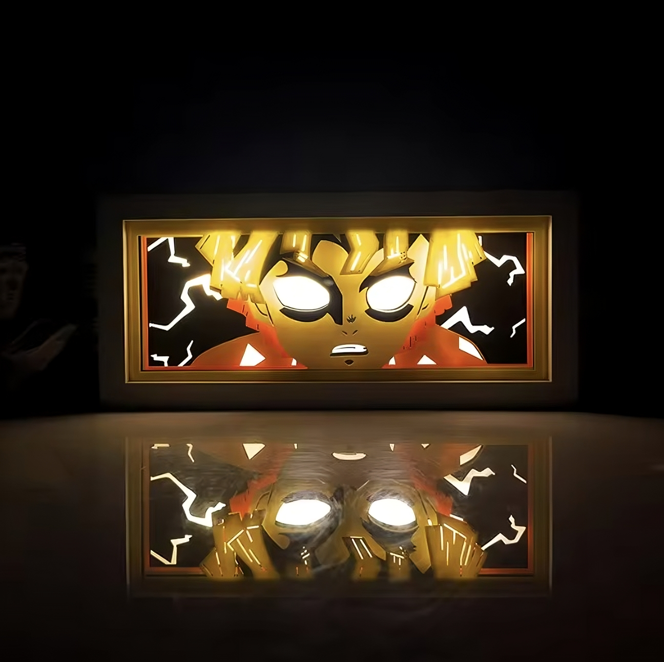 Thunder Anime LED Lightbox – Premium Ambient Room Decor