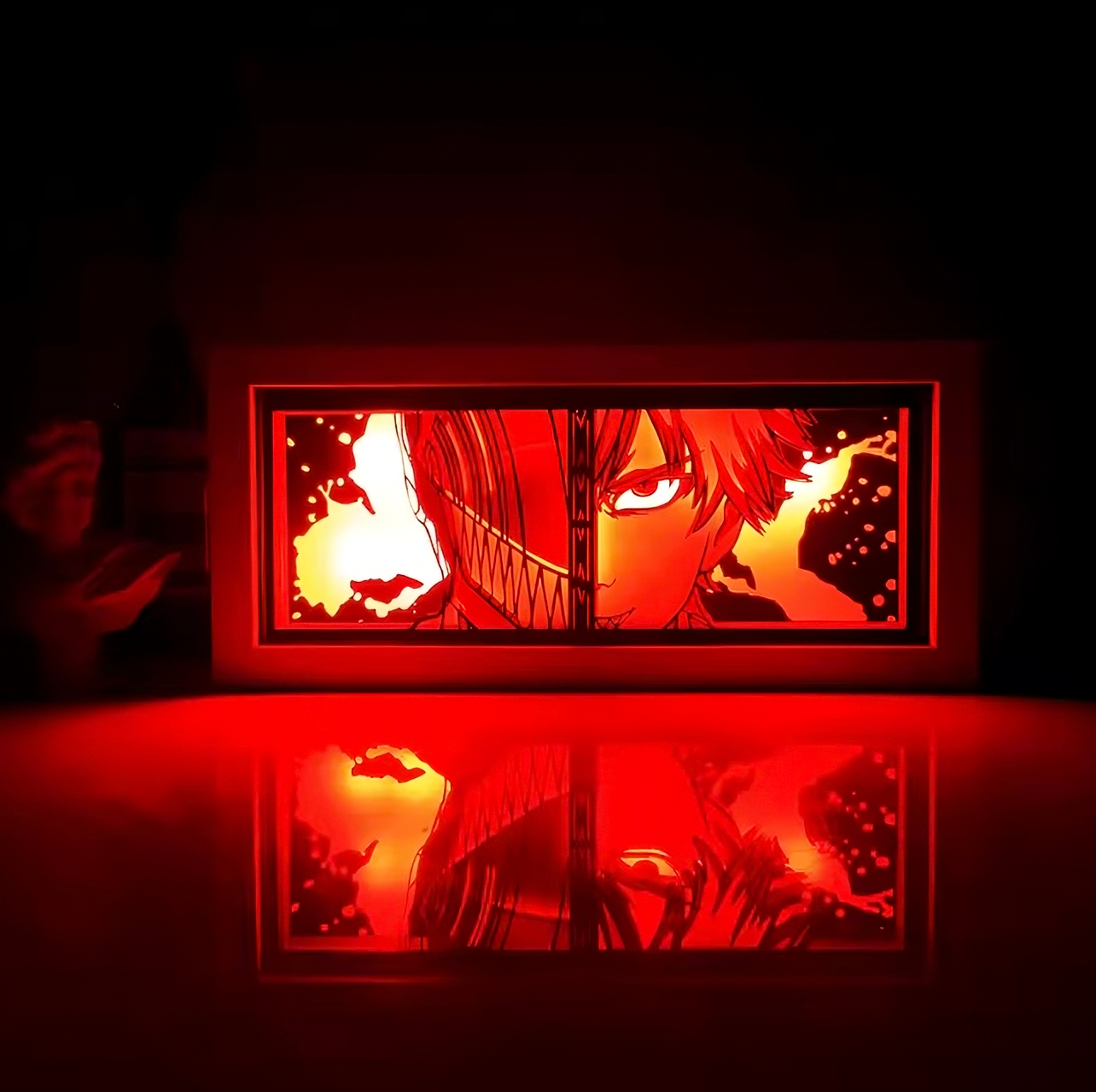 Demon Fury Anime LED Lightbox – Premium Ambient Room Decor
