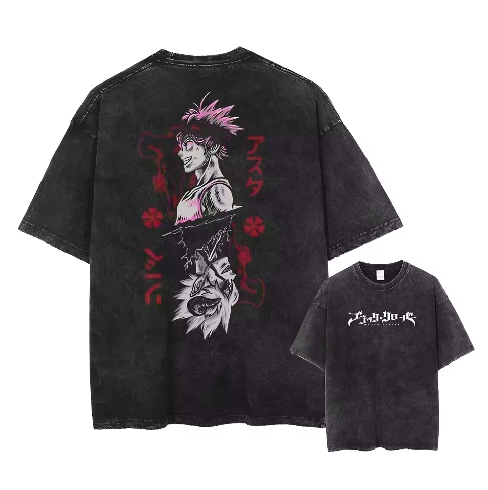 Devil Grimoire Anime Graphic T-Shirt – Cotton Oversized Tee