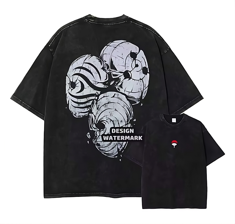Tobi Masked Anime Graphic T-Shirt – Cotton Oversized Tee