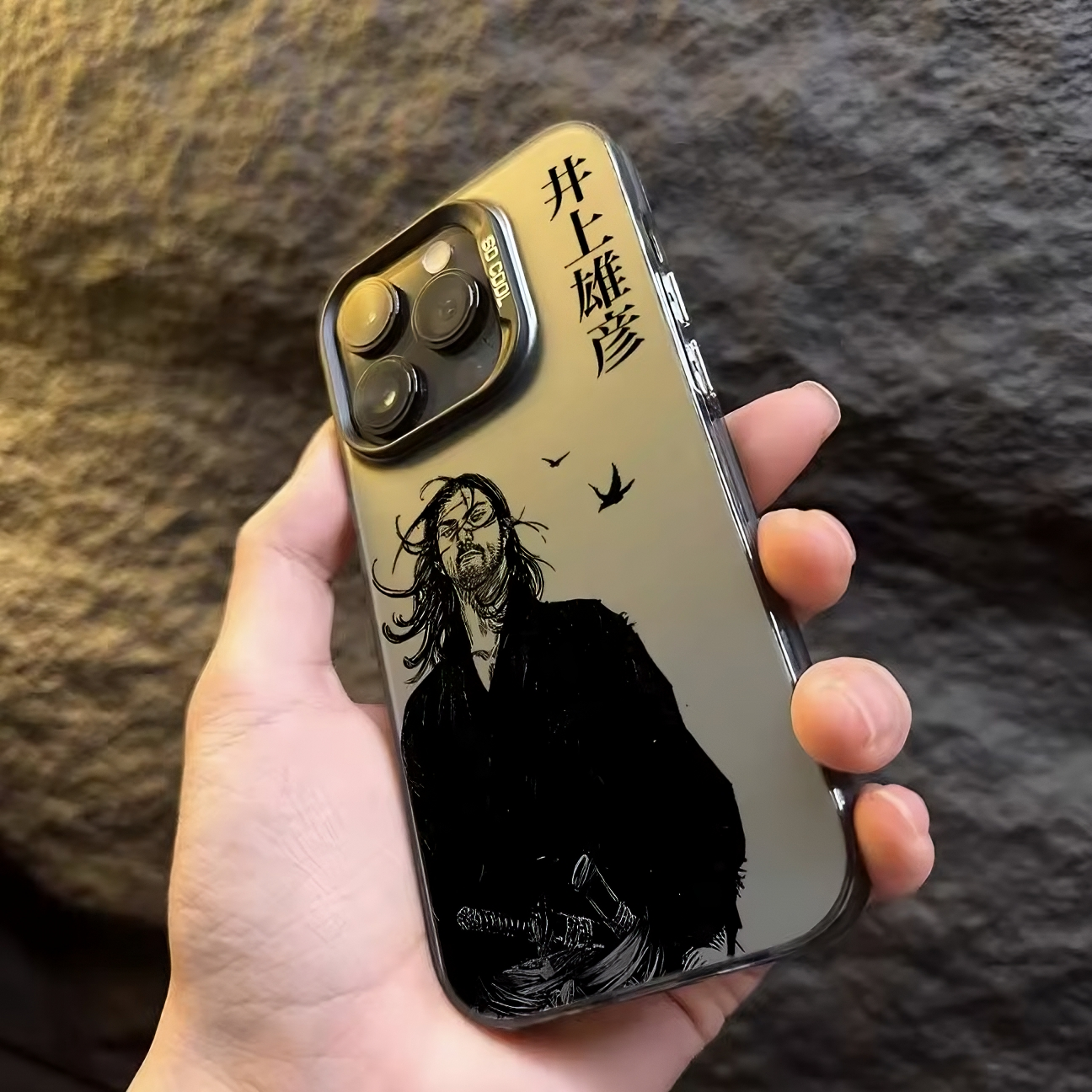 Japanese Manga Inspired Phone Case – Shockproof Matte for iPhone