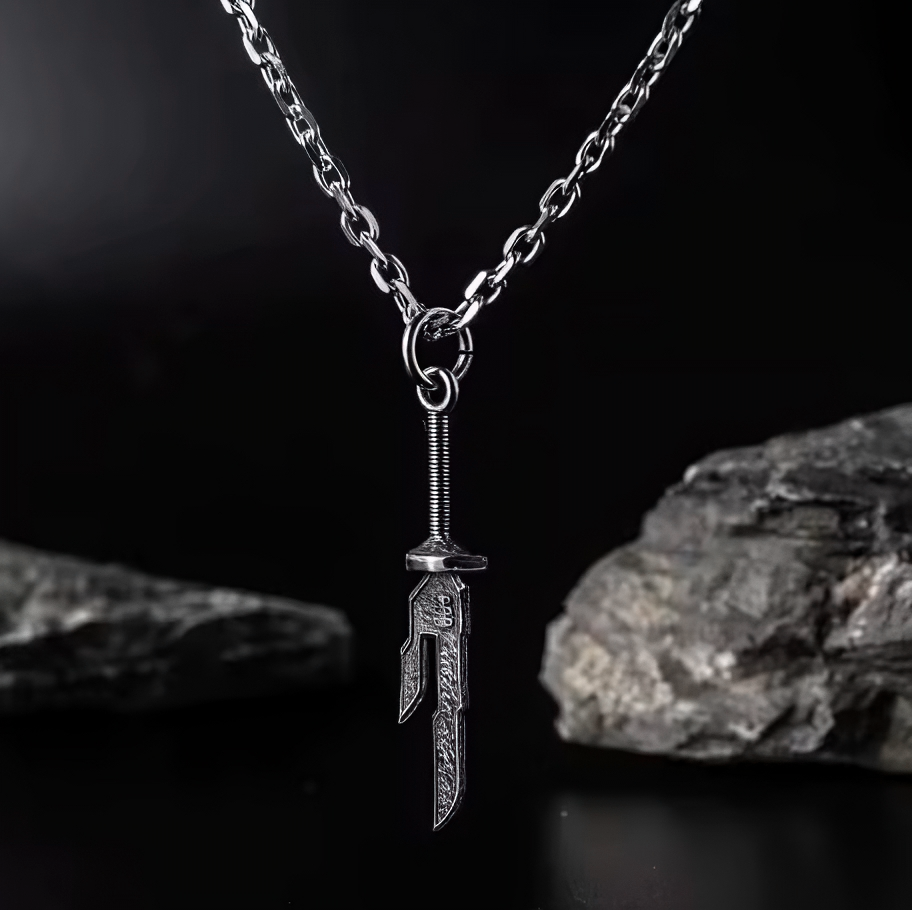 Inverted Spear Inspired Necklace – Premium Stainless Steel Pendant