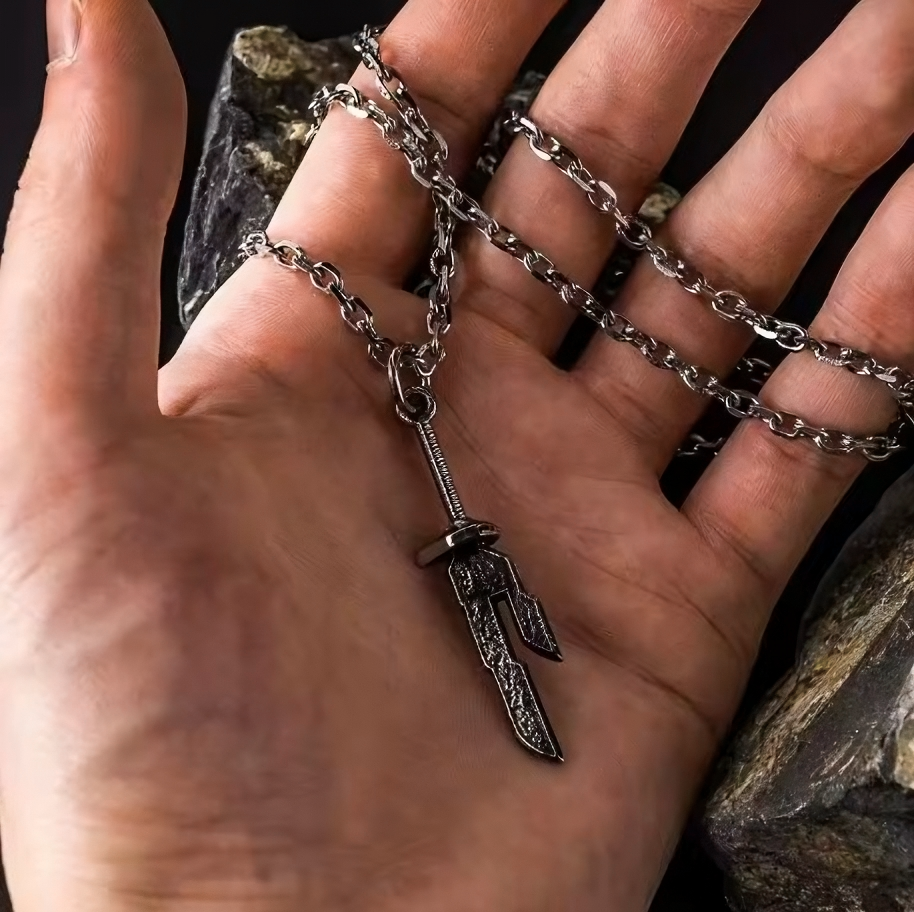 Inverted Spear Inspired Necklace – Premium Stainless Steel Pendant